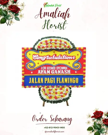 Sewa Papan Bunga Kebo